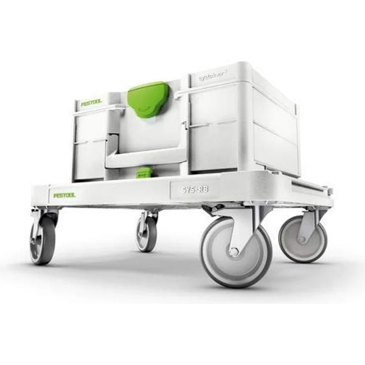 Festool SYS-RB Transportwagen, Rollbrett mit 100 kg Belastbarkeit, 360° drehbaren Rädern und Feststellbremsen – Bild 7