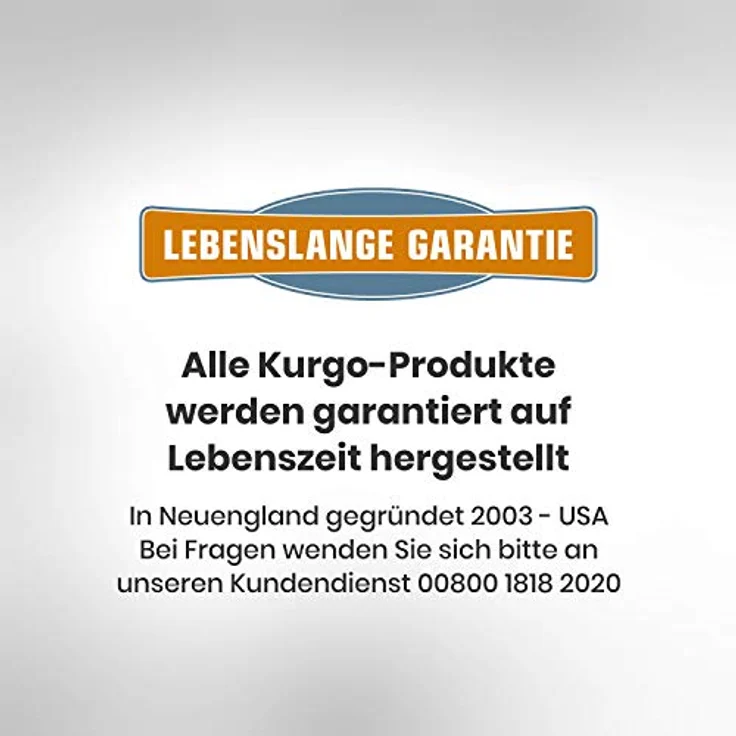 Kurgo Tier-Autoschondecke Heather Half Hammock, wasserdicht und schmutzabweisend, grau – Bild 8