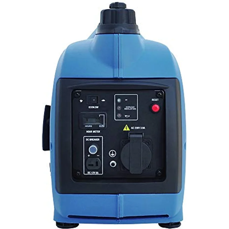 HYUNDAI Inverter-Generator HY1000Si D (Inverter Stromerzeuger, tragbarer Benzin Generator mit 1 kW Maximalleistung und SCHUKO Stecker, Notstromaggregat, Stromaggregat) – Bild 2