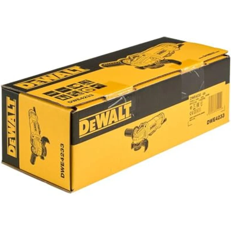 DeWalt DWE4233-QS Schleifer Ø 125 mm, 1400 W, Kabelpaddelschalter, Leerlaufdrehzahl 11500 U - min, M14, Vibrationsschutz und Seitengriff mit mehreren Positionen Winkelschleifer – Bild 4