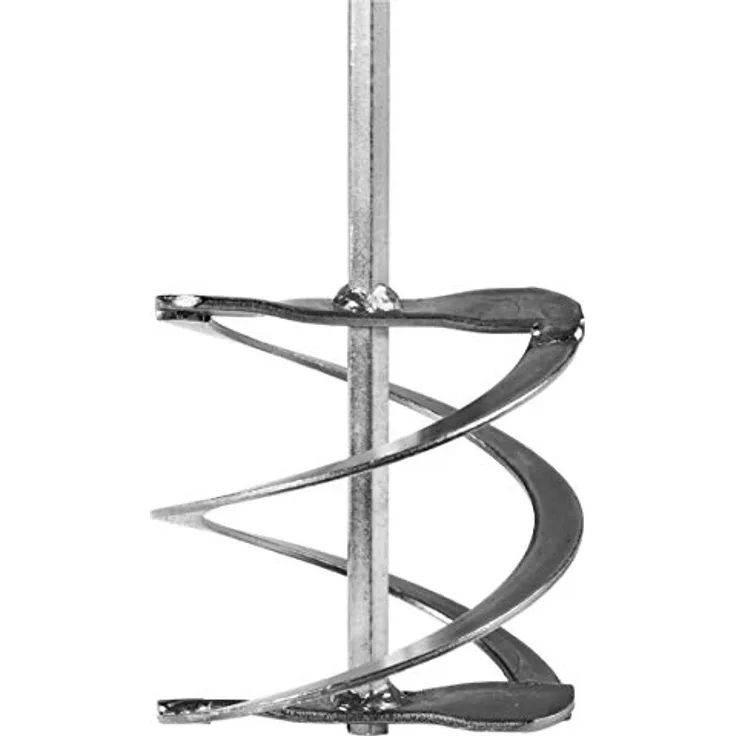 BERG Wendelrührquirl WR 85 S, HEX8-Aufnahme, Silber, 85x500mm, für gründliches Vermischen von zähen Materialien