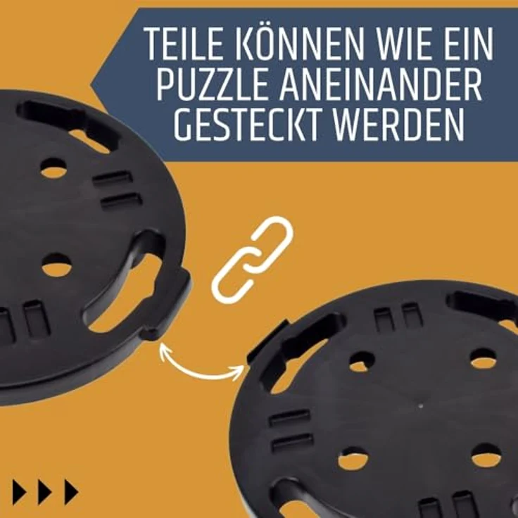 GarPet 2X Transportroller Set, Rollbrett mit 360° drehbaren Rädern, hohe Tragkraft für Möbel und Pflanzen, wetterfest – Bild 3