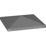 Outsunny Pavillon-Ersatzdach für Pavillon 3 x 3 m, wasserdicht, aus Oxford-Stoff, 370 g/m², Dunkelgrau