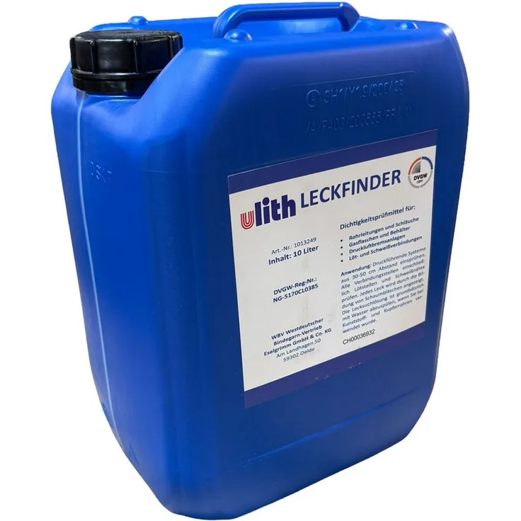 Ulith Lecksucher 10 Liter Kanister, DIN-DVGW zugelassen für Gas- und Druckluftleitungen