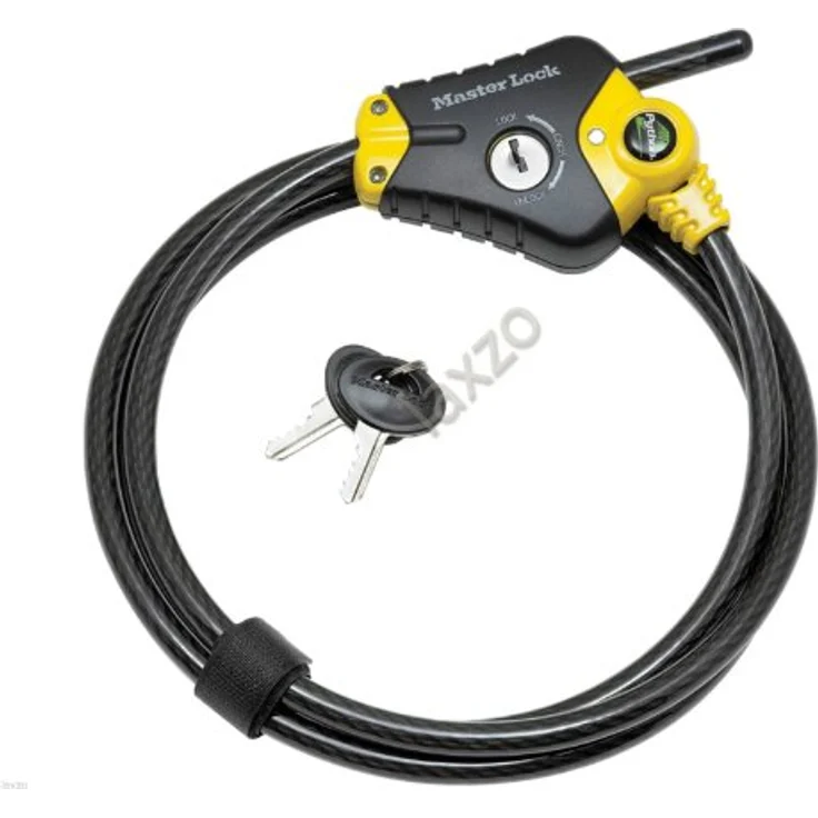 Master Lock 8433EURD Verstellbares Kabelschloss mit Schüsselschloss [Kabel einstellbar von 30 cm bis 1,8 m] [Python] - Ideal für Sportausrüstung, Werkzeuge und Gartenmöbel – Bild 6