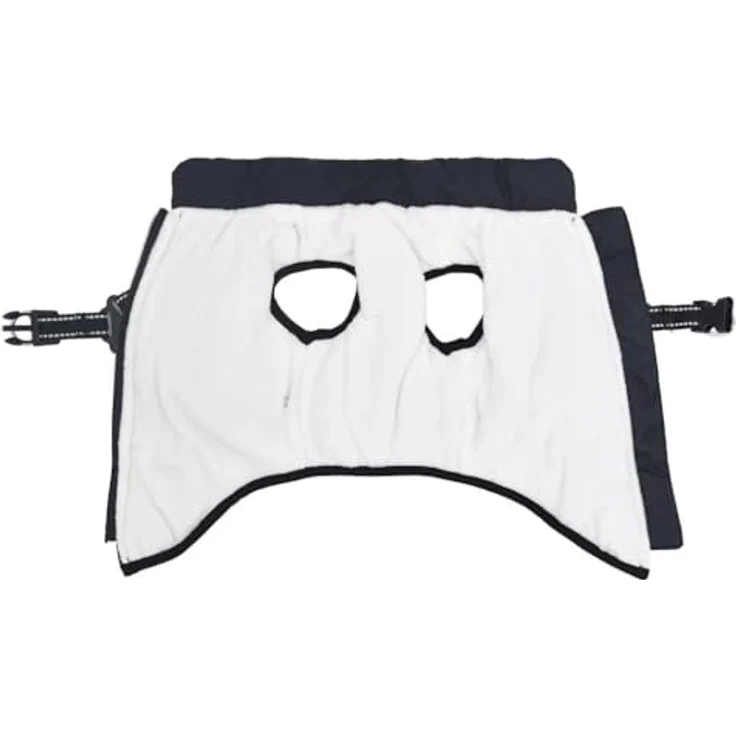 vidaXL Hundemantel mit Geschirr Wasserdicht Marineblau XL, wasserdicht mit verstellbarem Geschirr und Reflexstreifen – Bild 5