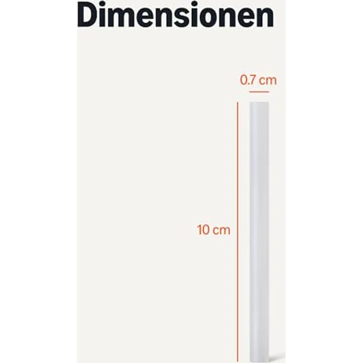 Amazon Basics Heißklebestifte, Mini-Größe (10,2 x 0,7 cm), 100er-Pack, transparent, kompatibel mit Heißklebepistolen – Bild 5