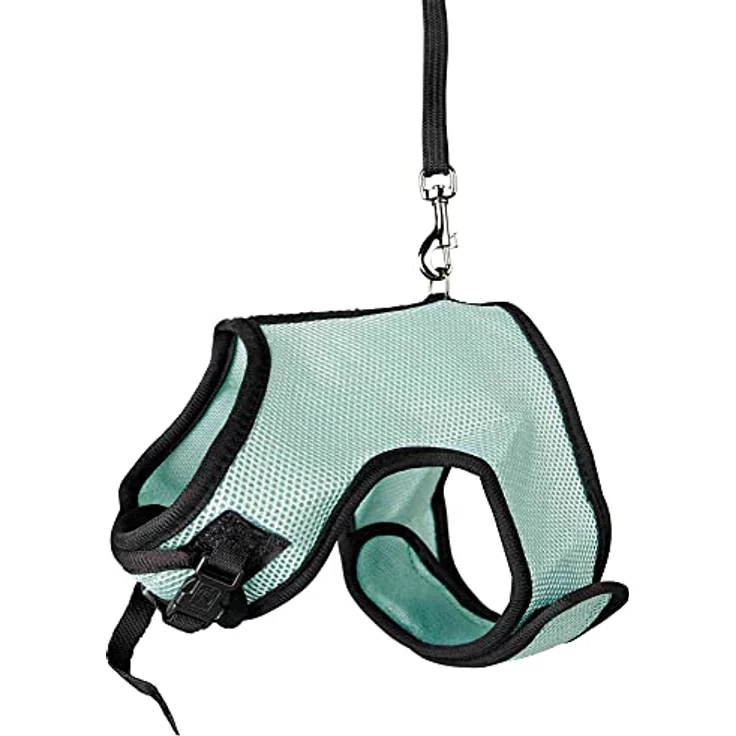Trixie 61514 Softgeschirr mit Leine für große Kaninchen, Nylon, 25–40 cm, 1,20 m – Bild 2
