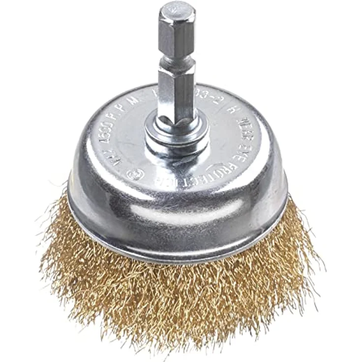 KWB Topfbürste, Messingdraht, gewellt, ø 50 mm - 609110 – Bild 2