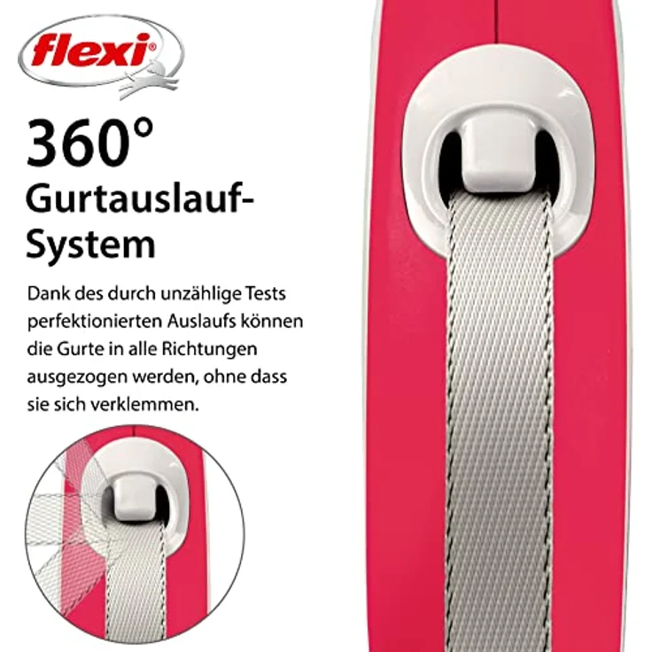 flexi Rollleine New Comfort - rot- L - 8 m, 4000498043806, rot, small – Bild 3