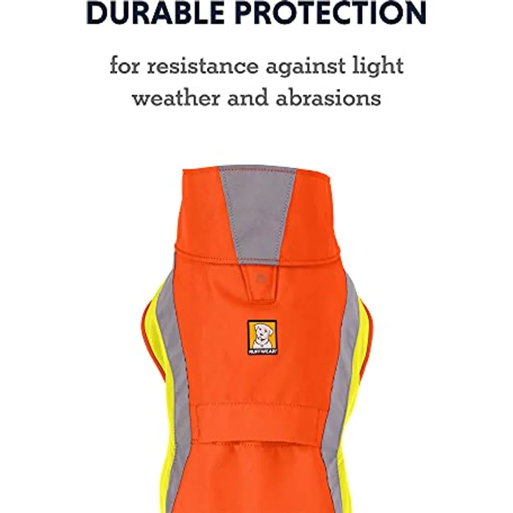 Ruffwear Hundejacke LUMENGLOW™ HI-VIS DOG JACKET 0577-850, Reflektierende Seitenteile, Blaze Orange – Bild 5