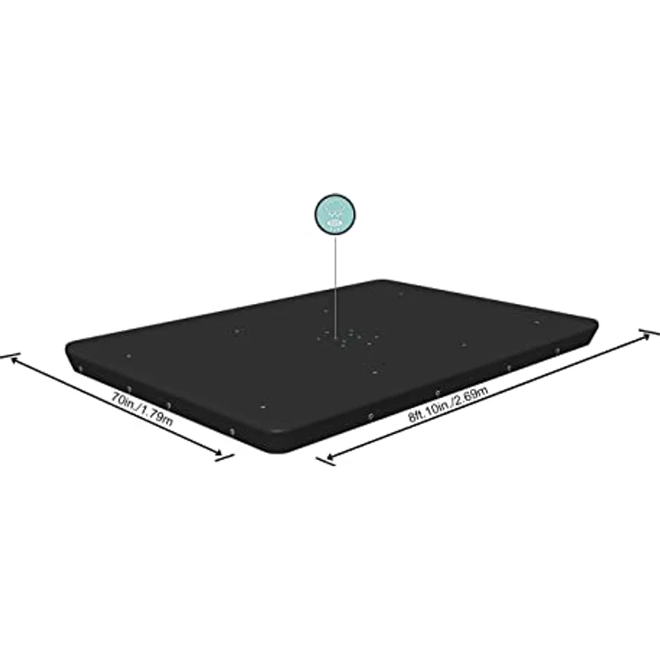 Bestway Abdeckplane 282x196cm für Frame Pools 58442 – Bild 3