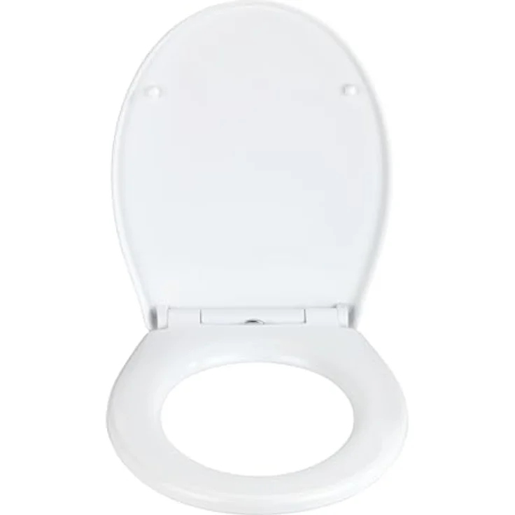 Wenko WC-Sitz Ostuni Easy Close, ovaler Thermoplast Toilettendeckel, weiß, 300 kg belastbar, Hygienebefestigung mit Fix-Clip – Bild 6