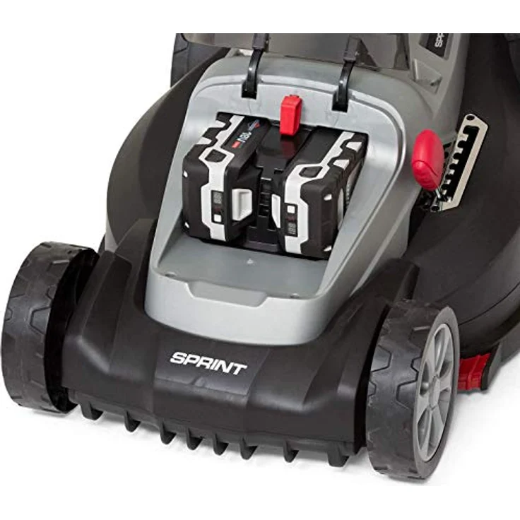 Sprint 2x18V 36V Lithium-Ionen Schnittbreite 44 cm Akku-Rasenmäher 440P18V rot inklusive 2x 5Ah Akku mit Ladegerät – Bild 5