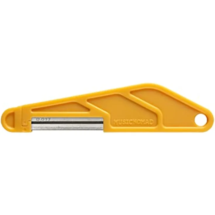 MusicNomad MN652, Diamantbesetzte Sattelkerbenfeile 016" mit 300er Körnung, ideal zum Anfertigen und Nacharbeiten von Sätteln aus Kunststoff, Knochen und Metall