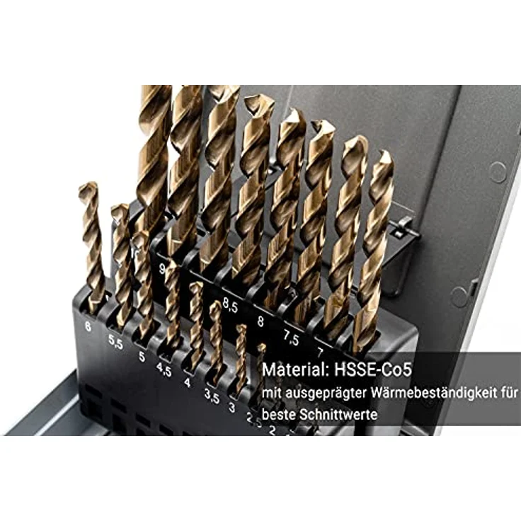 BAER Spiralbohrer-Satz Extrem, DIN 338, HSSE, 1-10 mm, 19-teilig – Bild 6