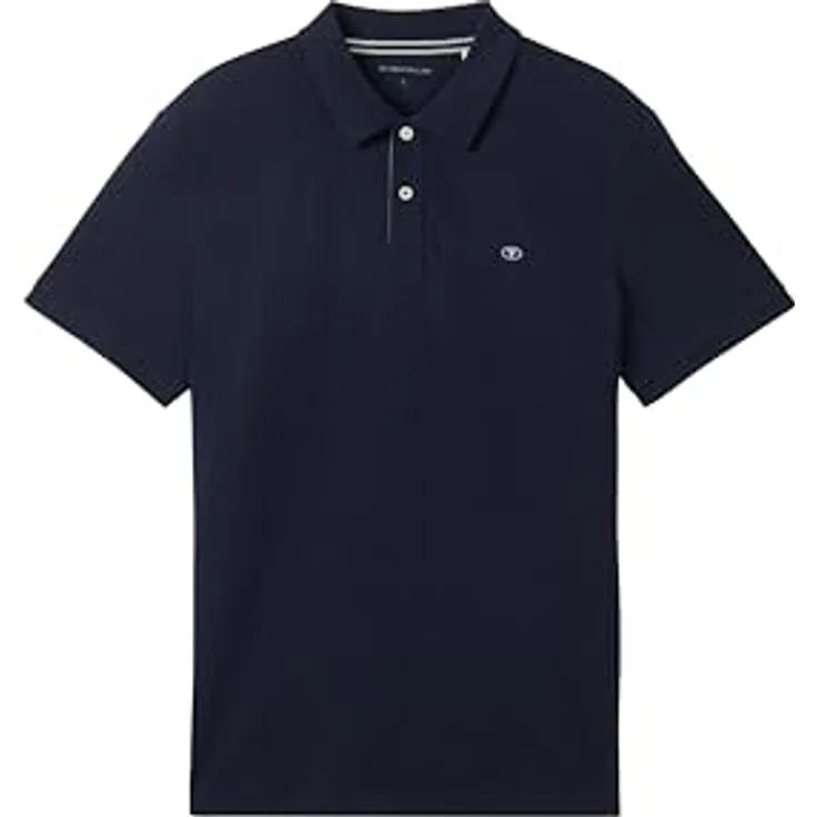 TOM TAILOR Poloshirt mit Knopfleiste und Logo, dehnbarer Single Jerseystoff, hoher Tragekomfort – Bild 6
