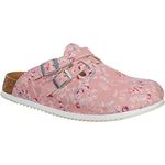 BIRKENSTOCK Damen Clogs Kay SL Birko-Flor schmal 39 EU Schmal Field Rosa