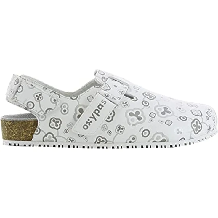 Oxypas Bianca, Clogs für Damen, Sicherheitsschuhe mit Klettverschluss, Coolmax-Futter, Größe 38