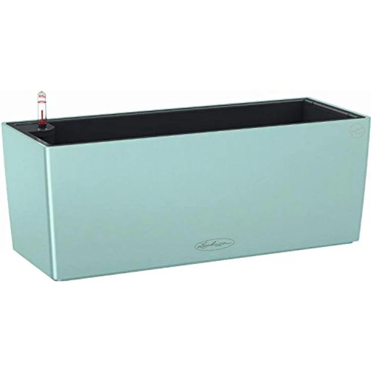 Lechuza 15695 Balconera Color 50 Selbstbewässernder Übertopf für Innen- und Außenbereich, 50,8 x 20,3 x 20,3 cm, Pastellgrün – Bild 1