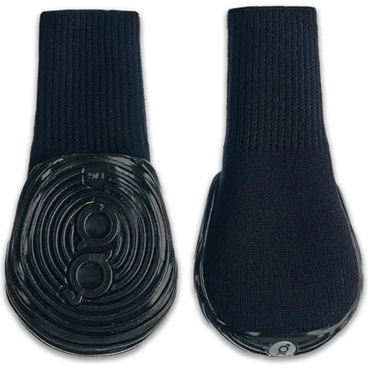 GOO EEZ Ultras Hundestiefel, Schwarz, Größe XXS, 2 Stück - Patentierte Gel-Technologie, Dehnbarer Stoff, Rutschfeste Sohle – Bild 1