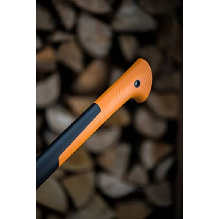 Fiskars Set Universalaxt X7-XS, Mit Axt- und Messerschärfer, Länge: 35,5 cm, Schwarz-Orange, 1020183 (Limitierte Auflage) – Bild 7