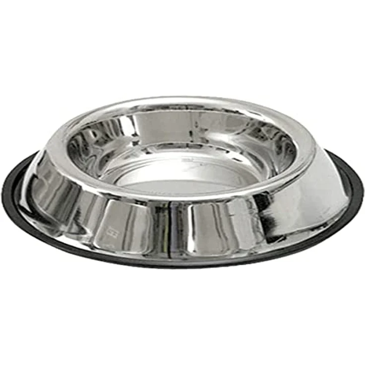 Edelstahl Hundenapf rutschhemmend ca. 450 ml – Bild 1