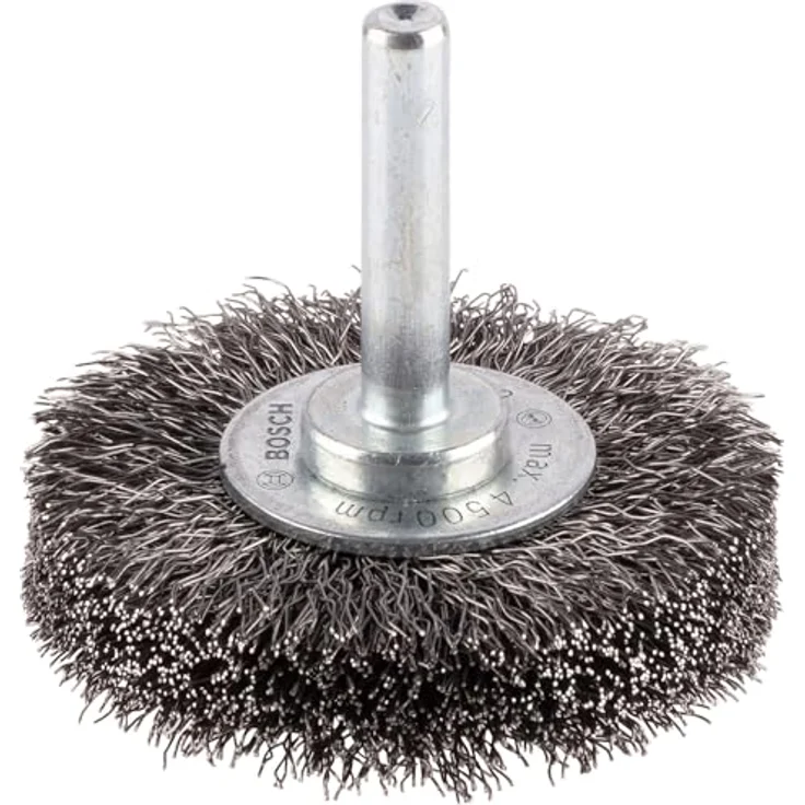 Bosch Professional Scheibenbürste, Stahl, gewellter Draht, 0,2 mm, 50 mm, 15 mm, 4500 U-min, 2608622111 – Bild 2