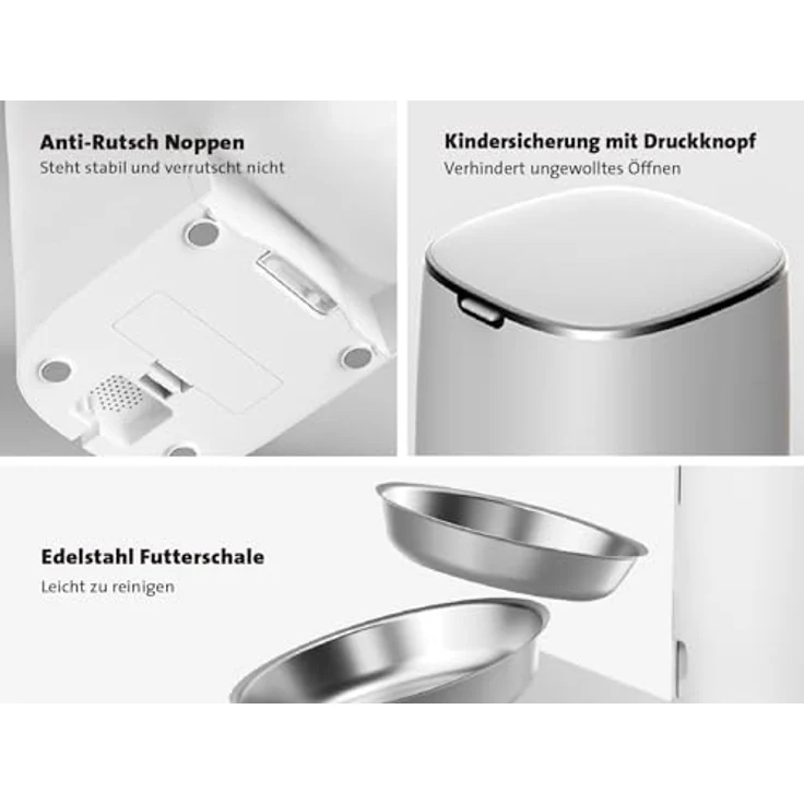 Molly&Cody LUCKY automatischer Futterspender für Haustiere, 4 l mit individueller Fütterungsprogrammierung – Bild 10