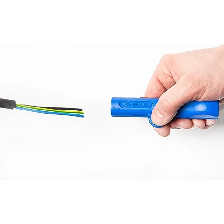 WEICON 52003013 Rundkabelstripper No.13 Classic ? Abisolierzange Rundkabel 8 ? 13 mm Ø, Blau-Rot, 120mm – Bild 3