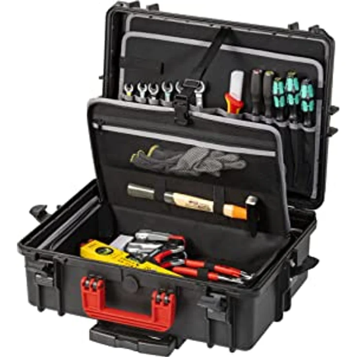 Parat PROTECT 34-S Roll 6505000391, Werkzeugkoffer mit herausnehmbarer Innentasche, wasser- und staubdicht, 34 Liter, schwarz – Bild 4