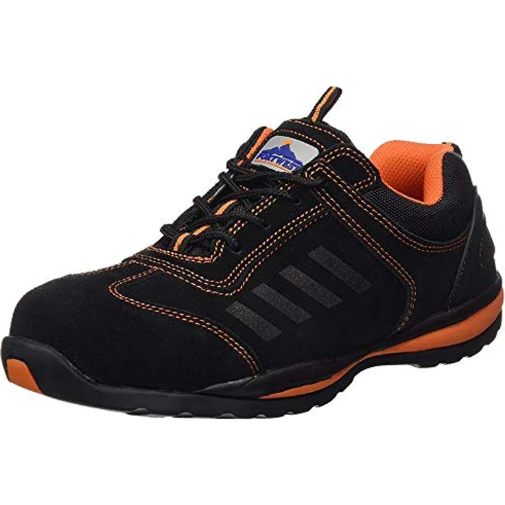 Portwest FW34 Steelite Lusum, Sicherheits-Trainer S1P HRO, rutschfest, hitzebeständig, orange, Größe 38 – Bild 3