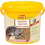 sera Raffy P Nature, Wasserschildkröten Futter 3,8l (850 g), schwimmendes Granulat, reich an Omega-Fettsäuren und Vitaminen, made in Germany