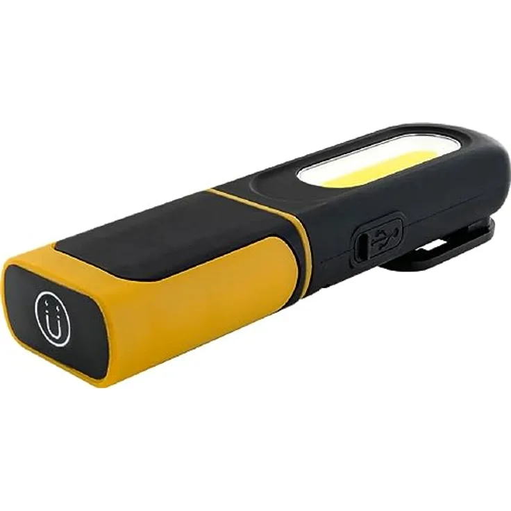 SCHWAIGER LED Arbeitsleuchte AKKU mit Taschenlampe 5W schwarz/gelb