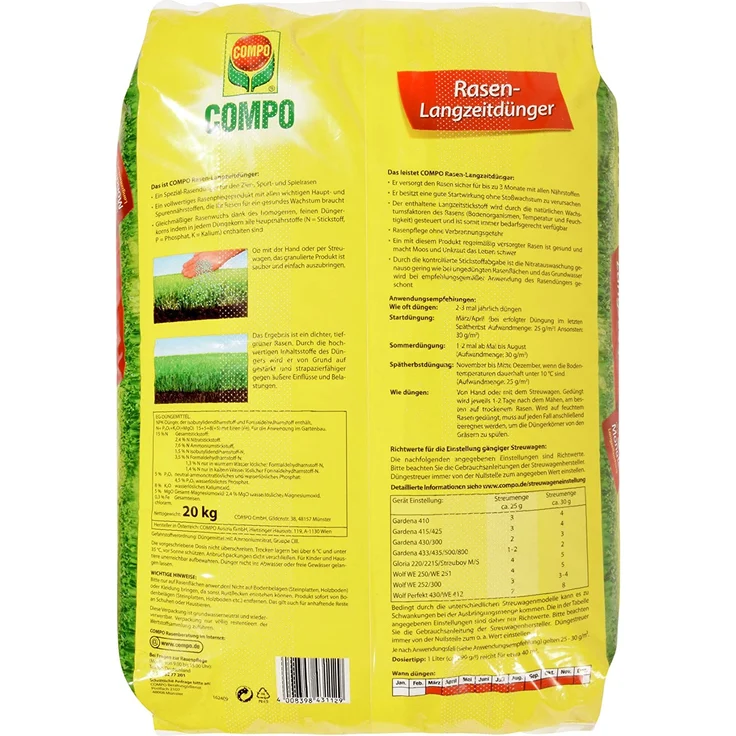 COMPO® Rasen-Langzeitdünger, 20 kg – Bild 2