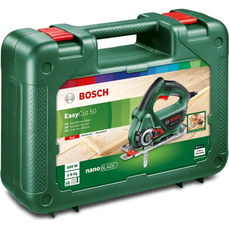 Bosch Säge EasyCut 50 (500 Watt, NanoBlade Technologie, im Koffer) – Bild 5