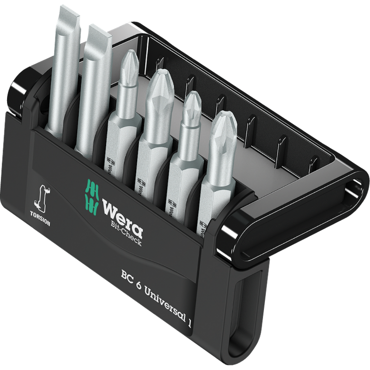 Wera Bit-Sortiment, Bit-Check 6 Universal 1, 6-teilig, 05056474001 - Preisvergleich
