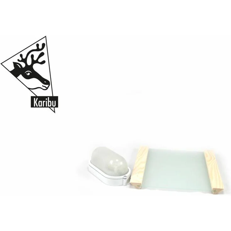 Karibu Saunaleuchte Premium Leuchte IP54, E27 – Bild 1