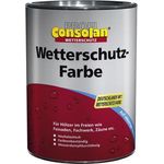 Consolan Profi Wetterschutzfarbe 10 L silbergrau 217 Wetterschutz Holzfarbe