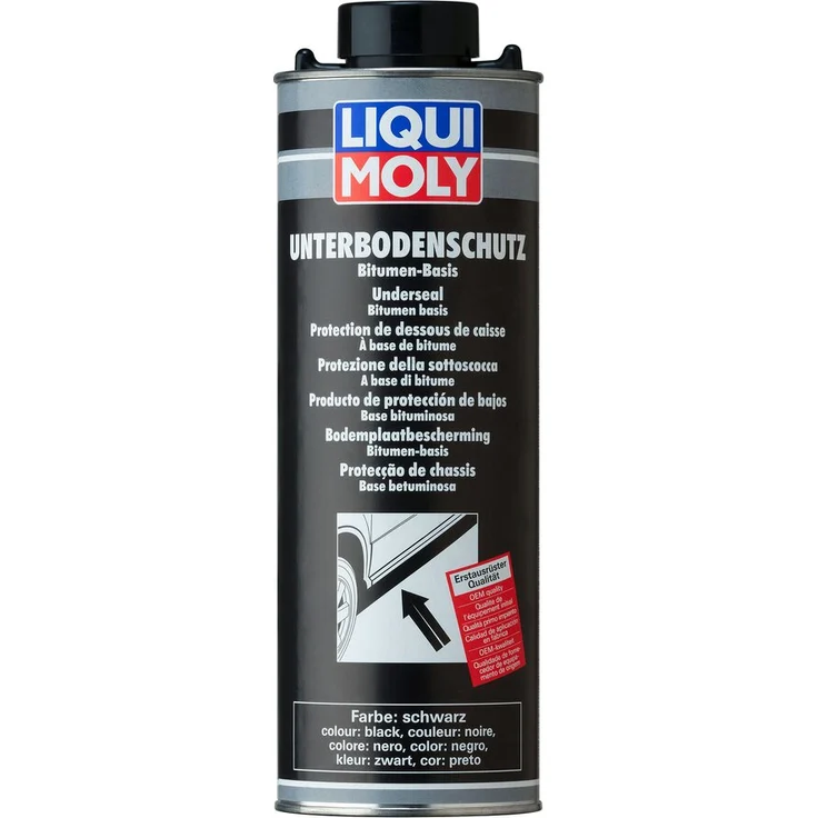 LIQUI MOLY Unterbodenschutz Bitumen schwarz 6112 Steinschlagschutz 1 Liter – Bild 1