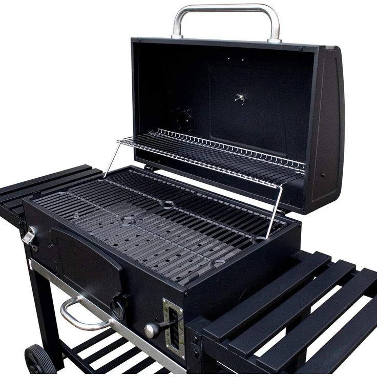 TAINO HERO XXL Smoker Holzkohlegrill Kohlegrill Grillwagen – Bild 3