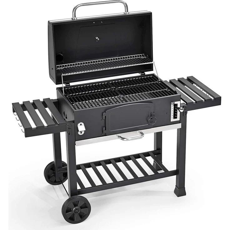 TAINO HERO XXL Smoker Holzkohlegrill Kohlegrill Grillwagen – Bild 2