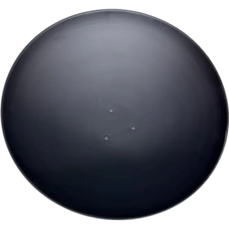 Jet-Line Indio Feuerschale, Metall Feuerstelle in Schwarz, 60 cm, Höhe 21 cm, vielseitig für Garten und Grillen – Bild 4