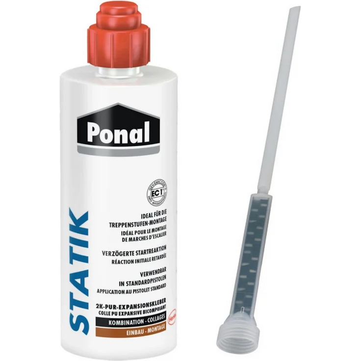 HENKEL Ponal Rapido 2K-PUR-Expansionskleber, starke Verbindung für Montagen, 165g