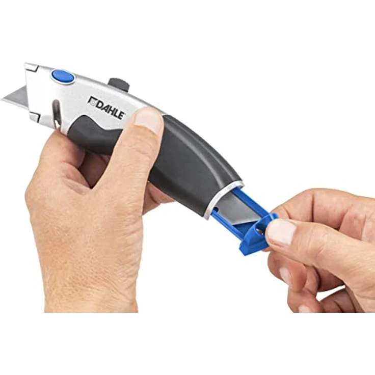 DAHLE Ersatzmesser für Cuttermesser, Heavy Duty Trapezklinge, 10 Stück, passend für Modelle 10890, 10891, 10892 – Bild 2