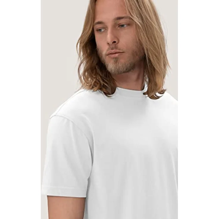 HAKRO T-Shirt Mikralinar 281, weiß, 4XL – Bild 4