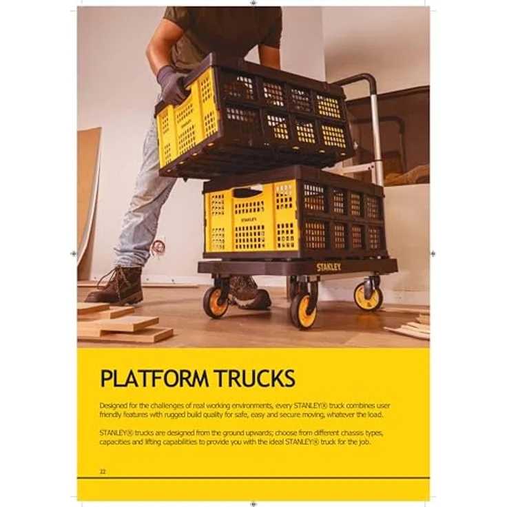 Stanley by Black & Decker SXWTI-PC510 Plattformwagen klappbar Aluminium Traglast (max.): 150kg – Bild 10