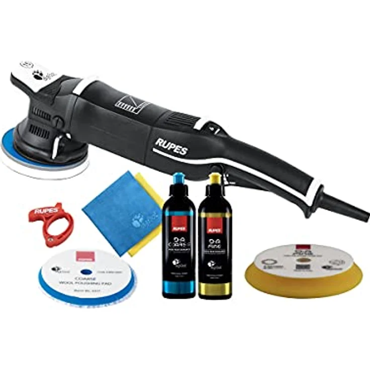 RUPES Exzenter Poliermaschine Profi LHR 15 Mark 3, LHR15III/STD, Ø 125 mm, Freilaufend - Ergonomisch - Drehzahlregulierung – Bild 4