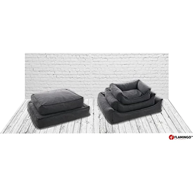 Flamingo Kissen Avalon Rechteck Dunkelgrau 80x60x18cm, Haustierdecke & Kissen aus Kunststoff – Bild 3