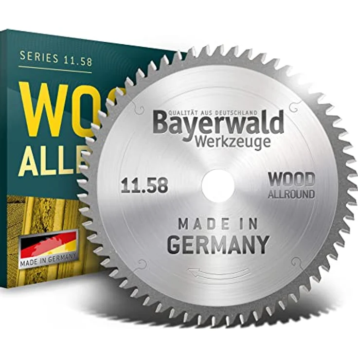 QUALITÄT AUS DEUTSCHLAND Bayerwald Werkzeuge HM Kreissägeblatt für Holz Ø 250 mm x 3.0 mm x 32 mm | WZ negativ (80 Zähne) | für Kapp- & Gehrungssägen – Bild 1